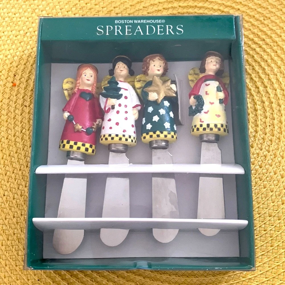 NWT Boston Warehouse Christmas Angel Spreaders